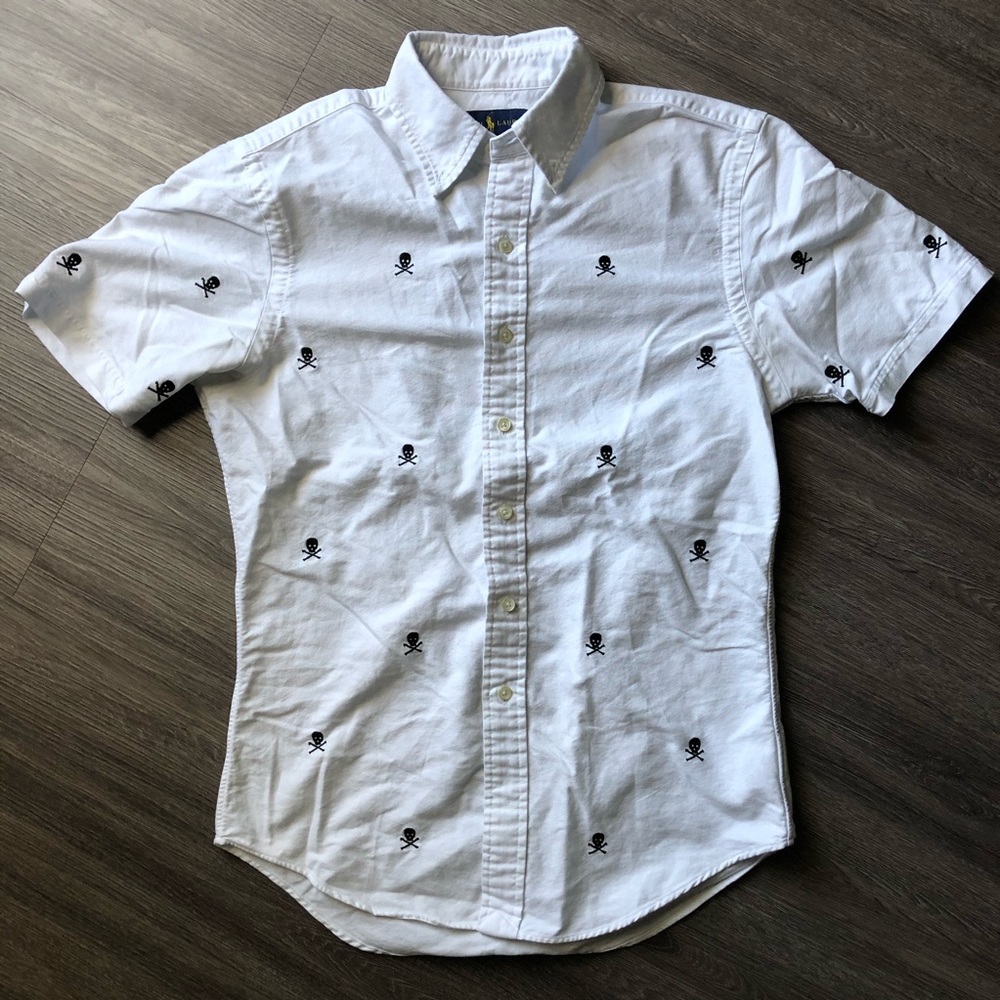 Polo Ralph Lauren Skull Embroidered Shirt